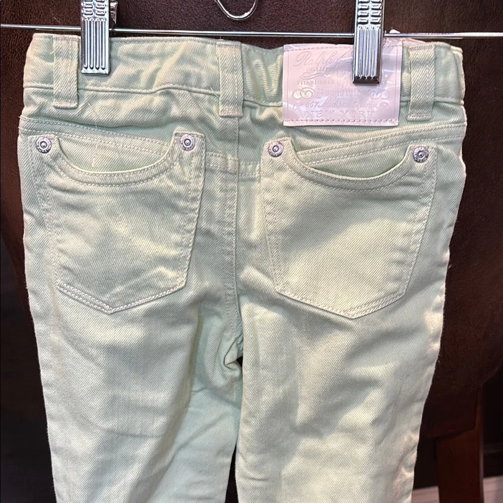 Ralph Lauren Green Jeans Classic Straight-Leg